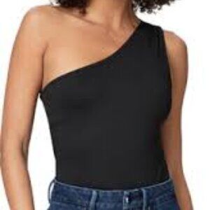 14 - NWT PAIGE SAVERIA ONE-SHOULDER BODYSUIT